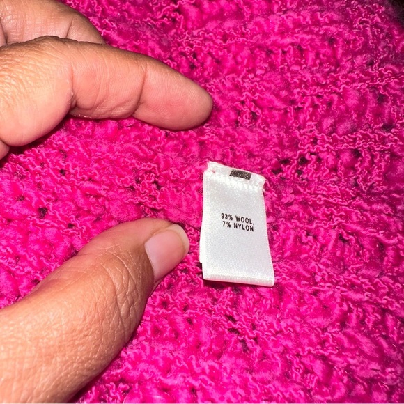 ST. JOHN Wool Chunky Knit Open Cardigan - Picture 5 of 6